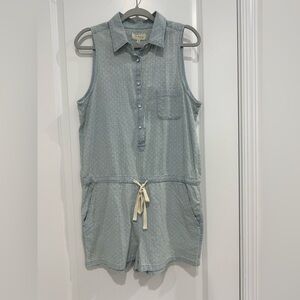 Lou & Grey chambray romper size 10